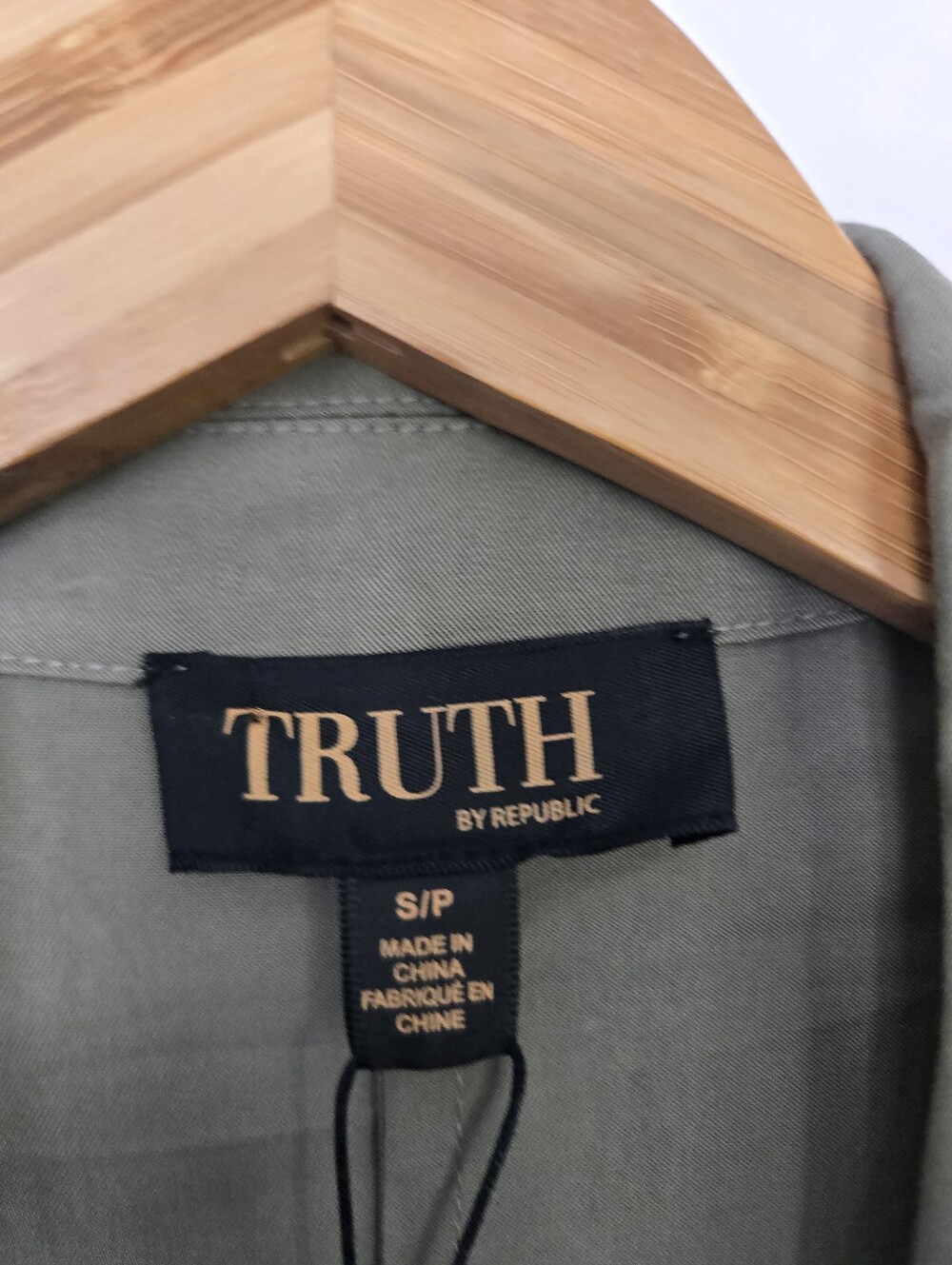 ✨🌿 NWT Truth by Republic Sage Green Duster Jacket | Size Small | Lightweight Op - Picture 7 of 8